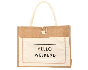 NEW | Large Woven Linen Tote Bag | Weekend Tote Bag | Holiday Bag | Beach Tote Bag | Shopping Bag Tote | White Tote Bag | Black Tote Bag