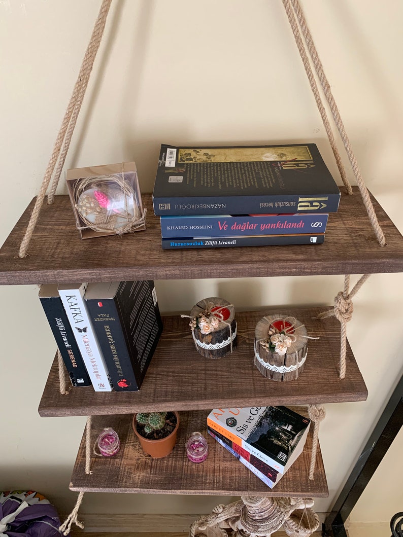 Bookcase Bookshelf Wooden Decorative Design Special Process Etsy