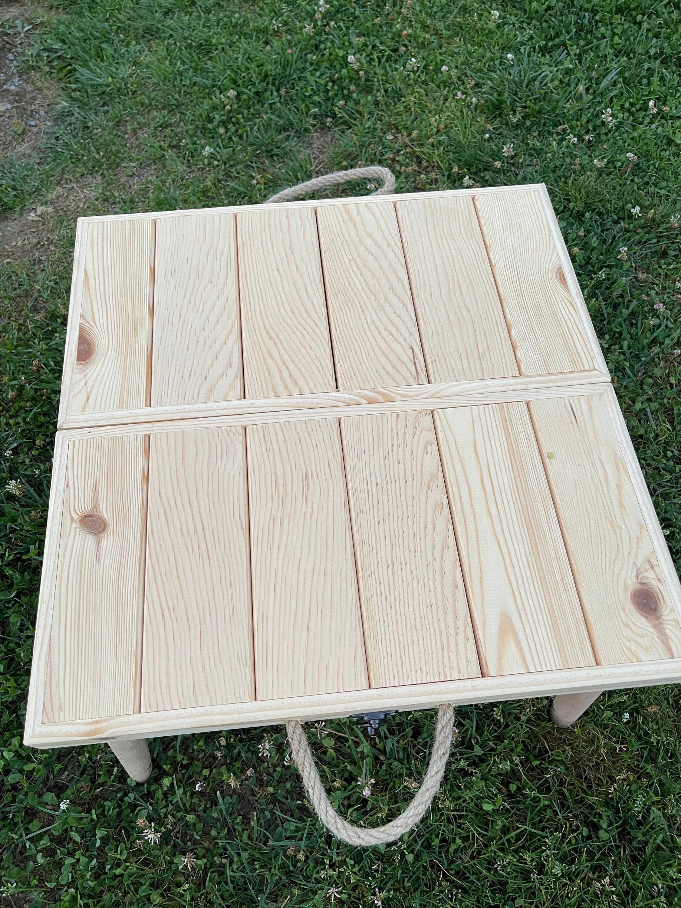 Natural Wood Table Camp Table Birthday Party Table Wooden Etsy