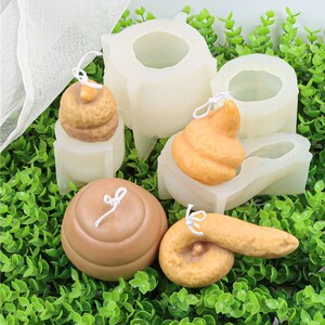 2pcs Prank Ice Cube Trays,diy Chocolate Molds Silicone,novelty Funny Cake  Candy Molds For Making Ice, Jelly, Chocolate
