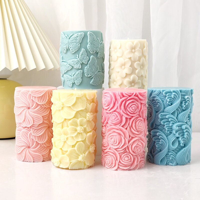 Silicone Pillar Soap & Candle Mold – PJ Bold