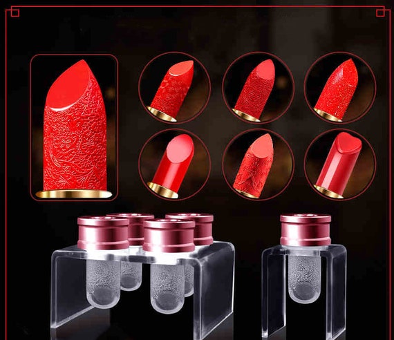 Lipstick Relief Mold Set, DIY Personality Handmade Lipstick Silica Gel  Mold, Resin Mold, the Inner Diameter is 12.1 Mm. 