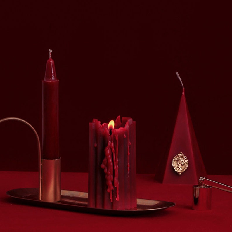 Dinner Candle Mouldmodeling Candle Mold Collectionirregular Etsy