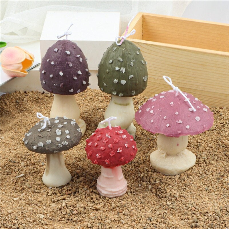 Enchanted Forest Mushroom Collection Candle Silicone Mold – Boowan Nicole
