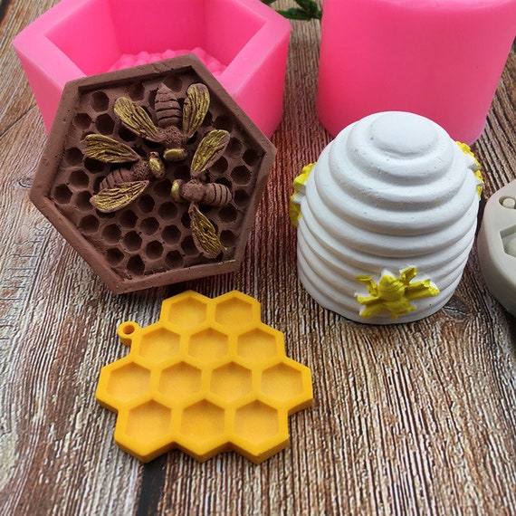 Honeycomb Mold,chocolate Mold,silica Gel Mold,candle Mold,handmade Soap Mold,difusser  Plaster Diy,food Grade Silicone Mould 