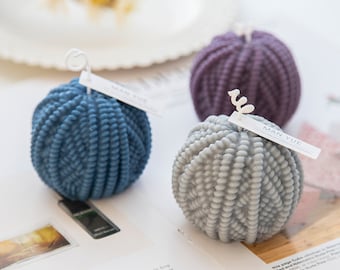 Knitting Wool Silicone Candle Mold Ball Shape Aromatherapy Plaster Soap Moulds Knitting Wool Silicone Candle Mold Ball Shape Aromatherapy Plaster Soap Moulds