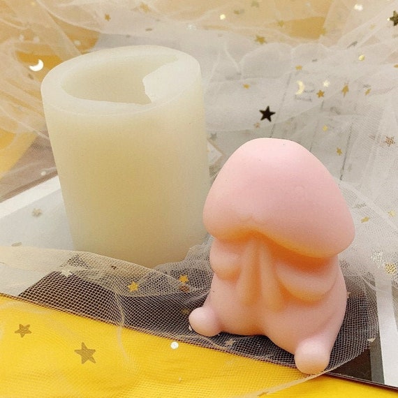 Cartoon Penis Candle Silicone Mold,genital Mold,dick Mold,food Grade  Silicone,candle Mold,cake Mold,handmade Soap Mold,difusser Plaster DIY -   Israel