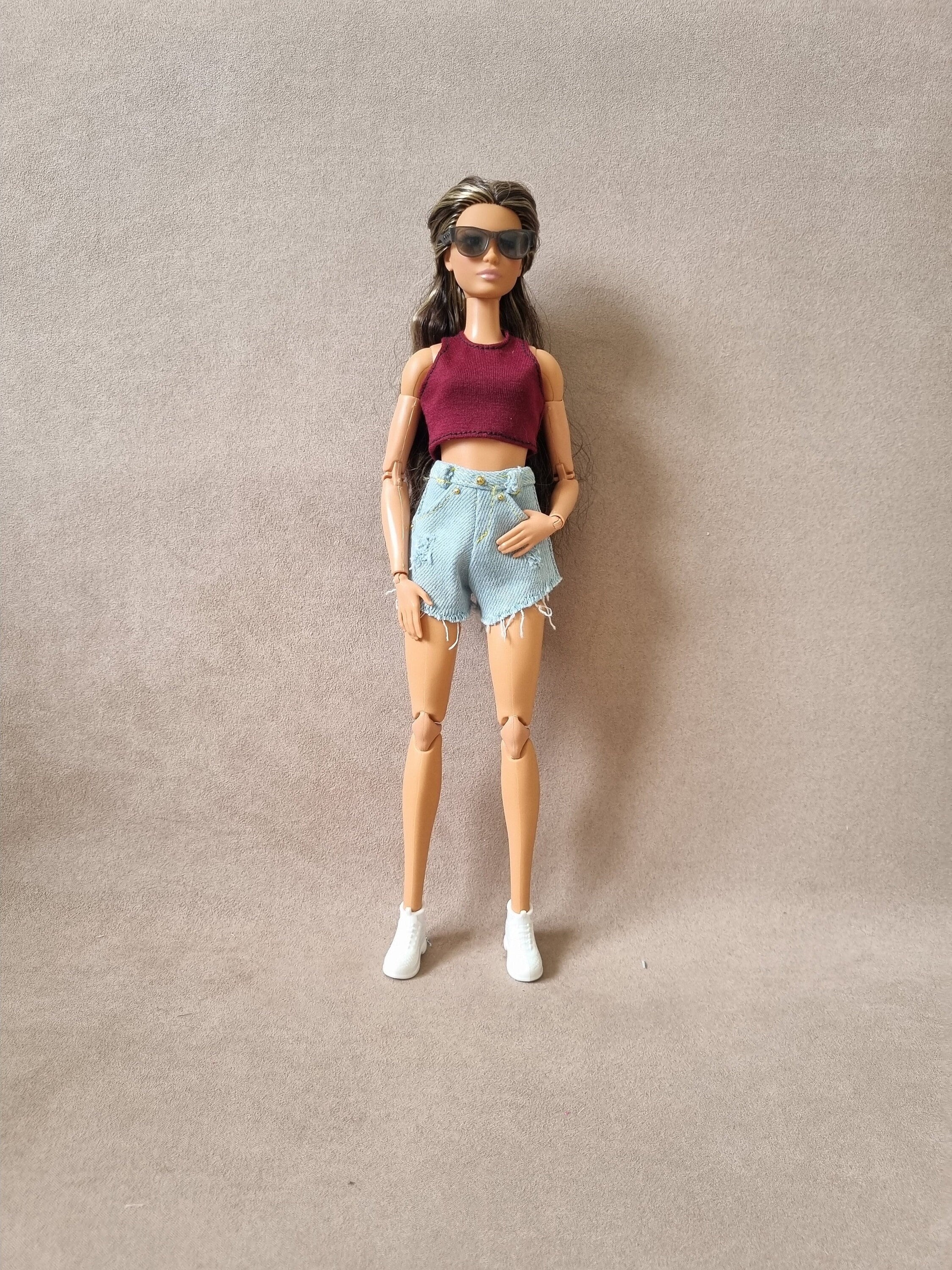 Roupa de Crochê para Barbie  Brinquedo Handmade Nunca Usado