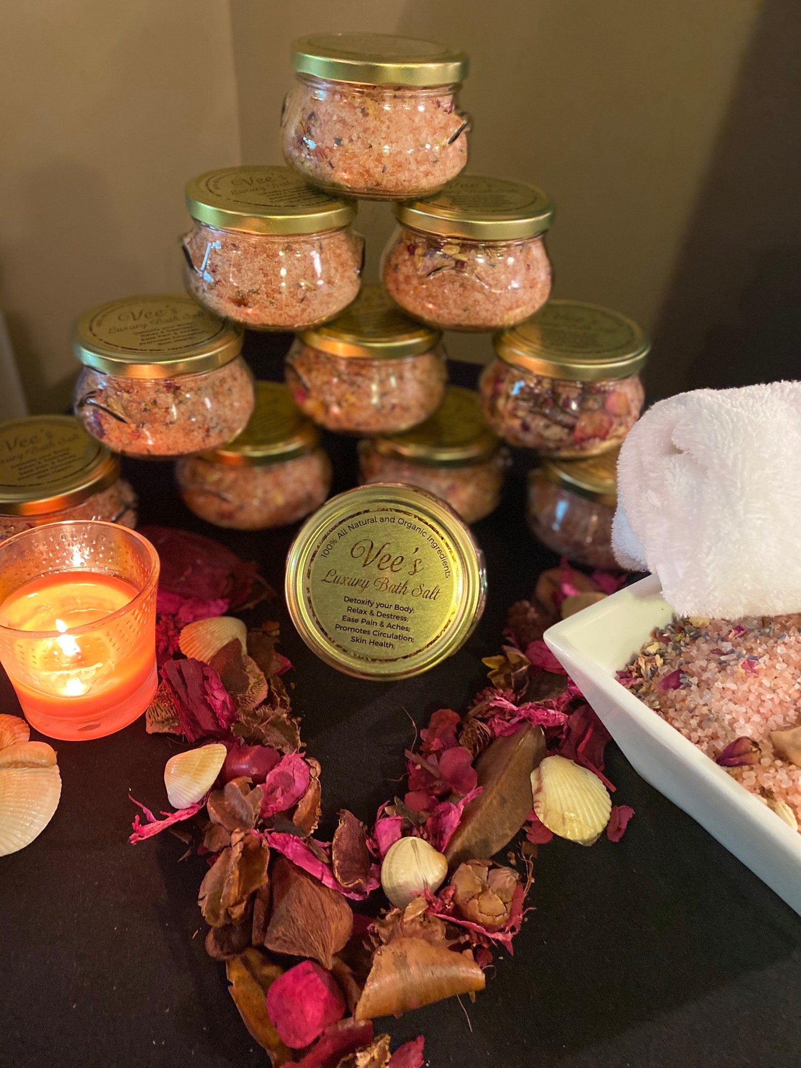 Luxury Bath Salt With Gift Box - Etsy