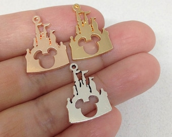 Dijes de castillo, dijes de oro, dijes de plata, fabricación de joyas con colgantes, dijes para pendientes, dijes para pulseras