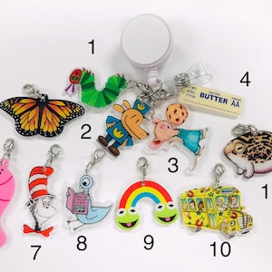 Badge Reel Charm, Nurse Badge, Healthcare Gift, Nurse Accessory, Medical Badge, ID Badge Charm, CHARM ONLY No Badge Reel