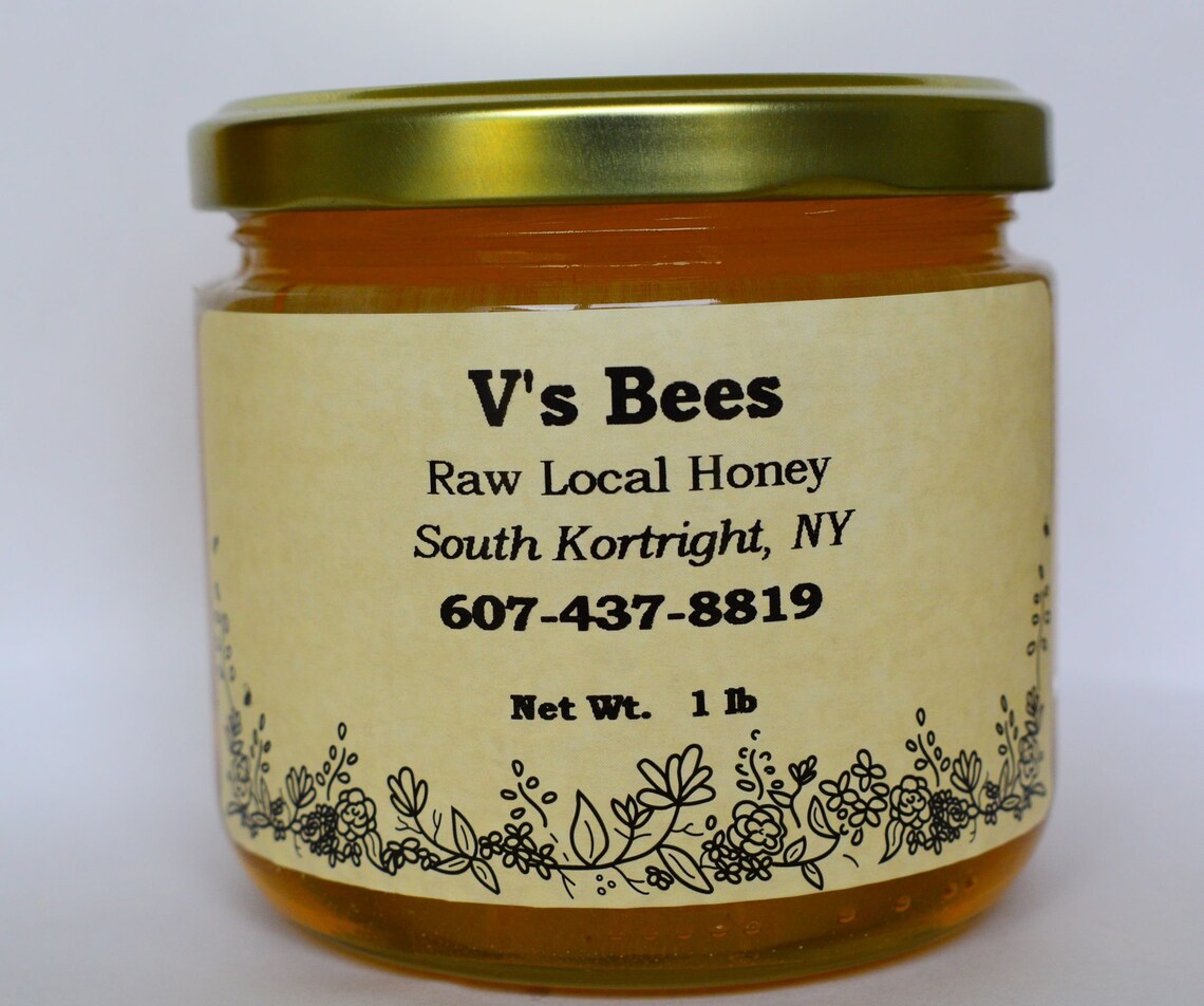 Raw Organic Upstate New York Honey Etsy