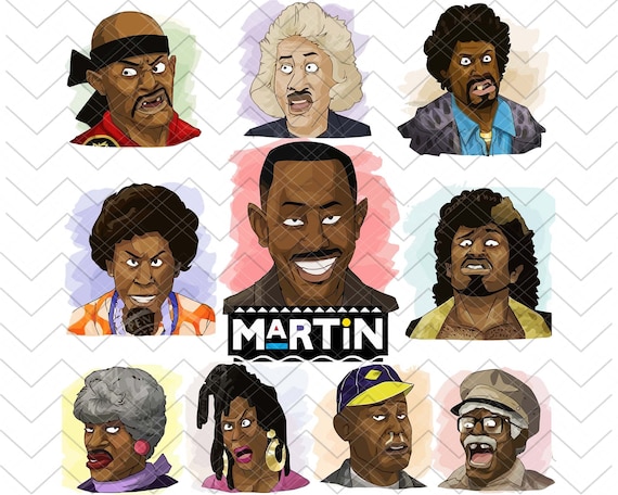 The Martin Lawrence Show All Characters Martin Tv Show | Etsy