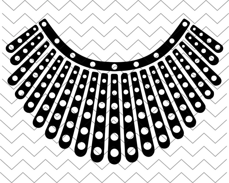 Download Notorious RBG Collar SVG Dissent Collar Bundle Svg Dissent ...