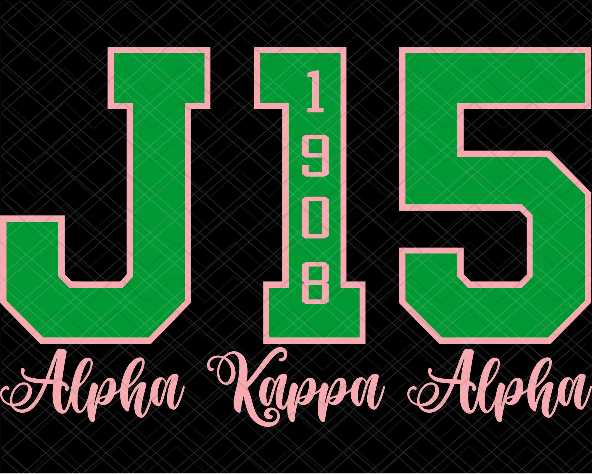 J15 Alpha Kappa Alpha Founders Day SVG AKA Svg Sorority Girl Etsy