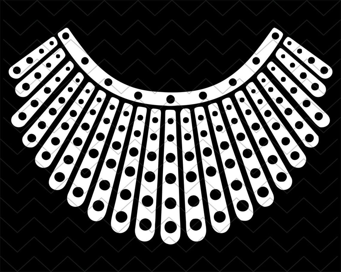 Download Notorious RBG Collar SVG Dissent Collar Bundle Svg Dissent | Etsy
