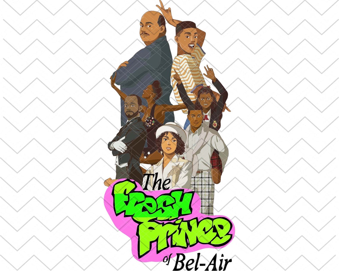 Fresh Prince Of Bel Air SVG Fresh Prince Clipart Sublimation Etsy