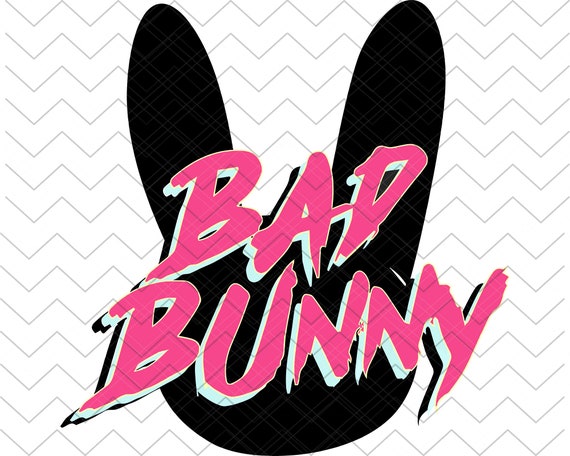 Download Bad Bunny Svg Bad Bunny Logo Music Album Yhlqmdlg Svg Yo Etsy