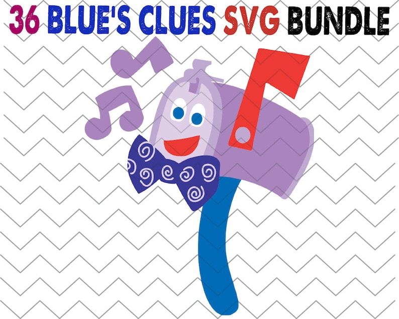 Download 36 Pcs Blue's Clues SVG Bundle Blues Clues SVG Dog Blue | Etsy