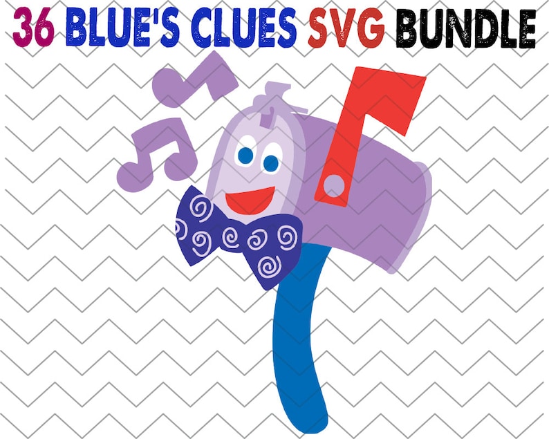 Download 36 Pcs Blue's Clues SVG Bundle Blues Clues SVG Dog Blue | Etsy