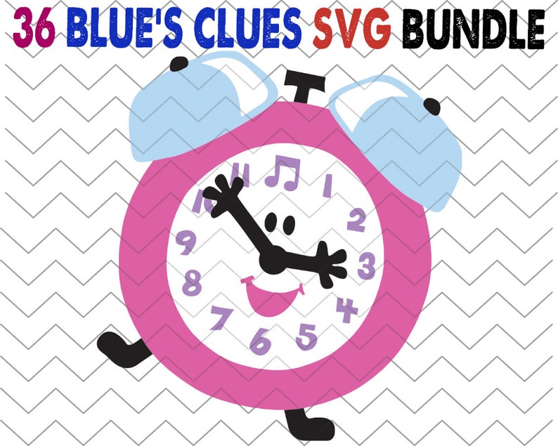 Download 36 Pcs Blue's Clues SVG Bundle Blues Clues SVG Dog Blue | Etsy