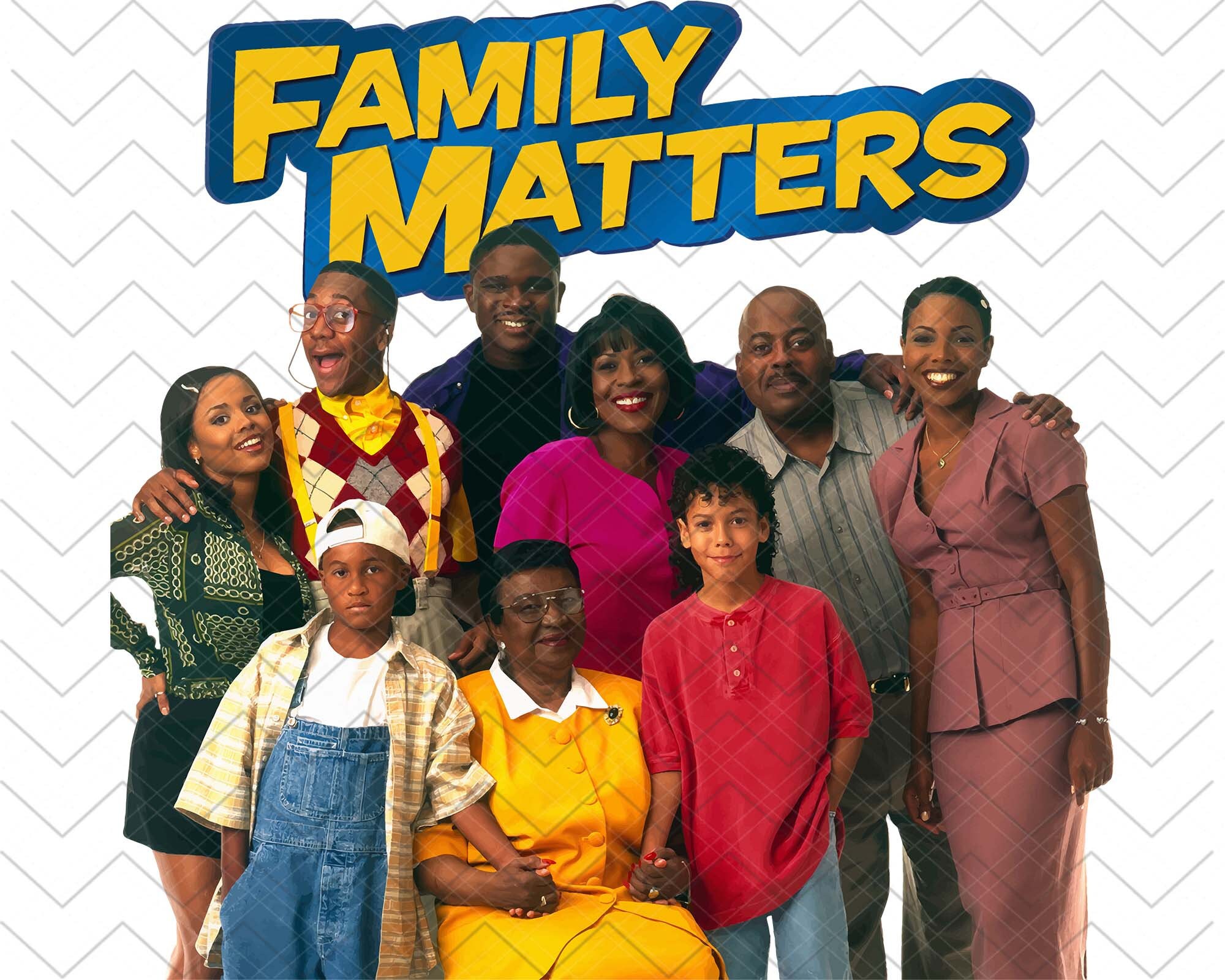 FAMILY MATTERS TV Show 90s Black Sitcoms Friends Tv Series | Etsy