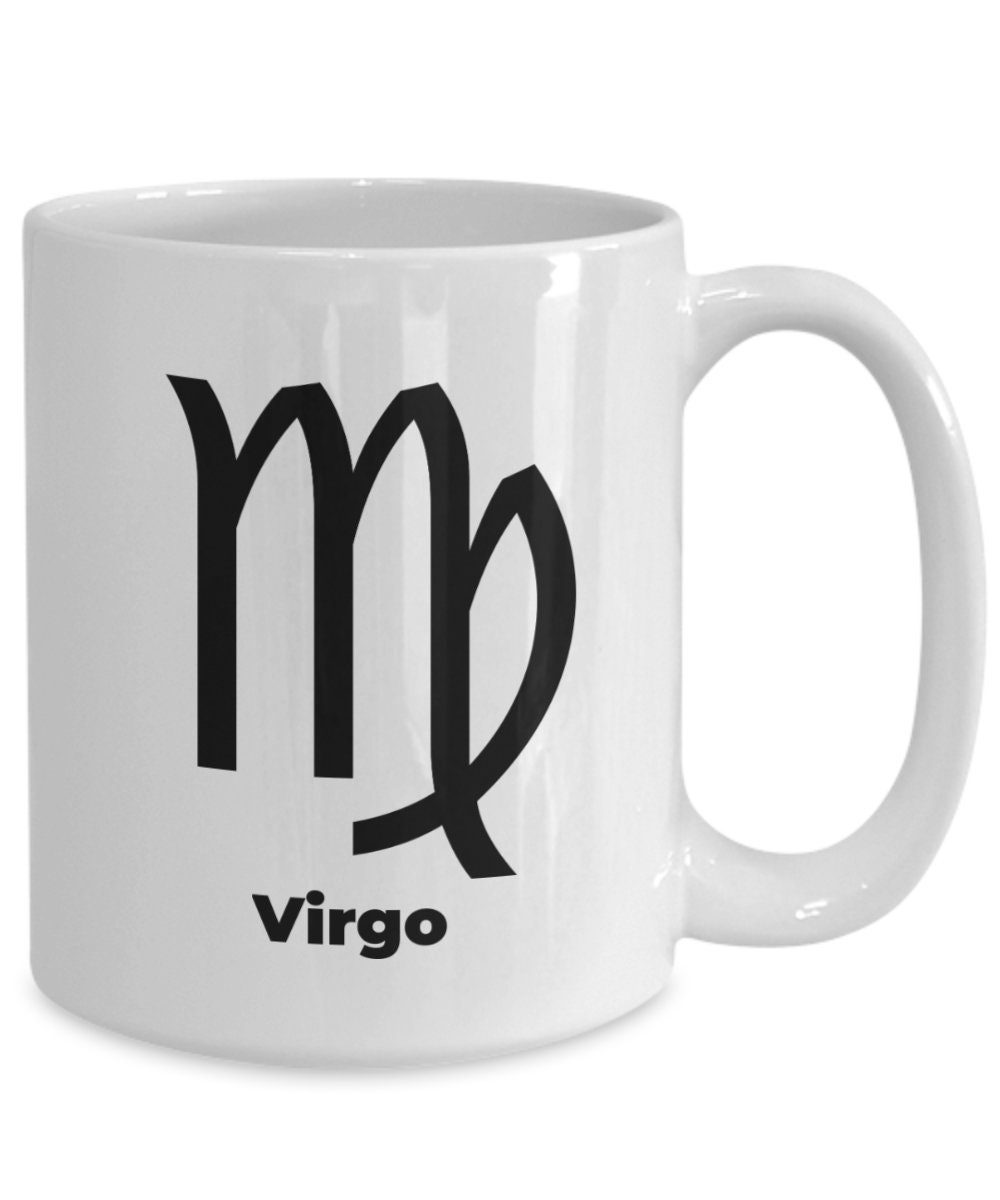 Virgo coffee mug virgo astrology star symbol 11oz or 15oz | Etsy