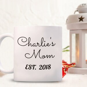 Personalized Mom Mug, Mugs For Her, Mug For Mommy, Mother&#39;s Day Mug, New Mom Gift, Mommy Christmas Gift, Personalized Gift For Mommy