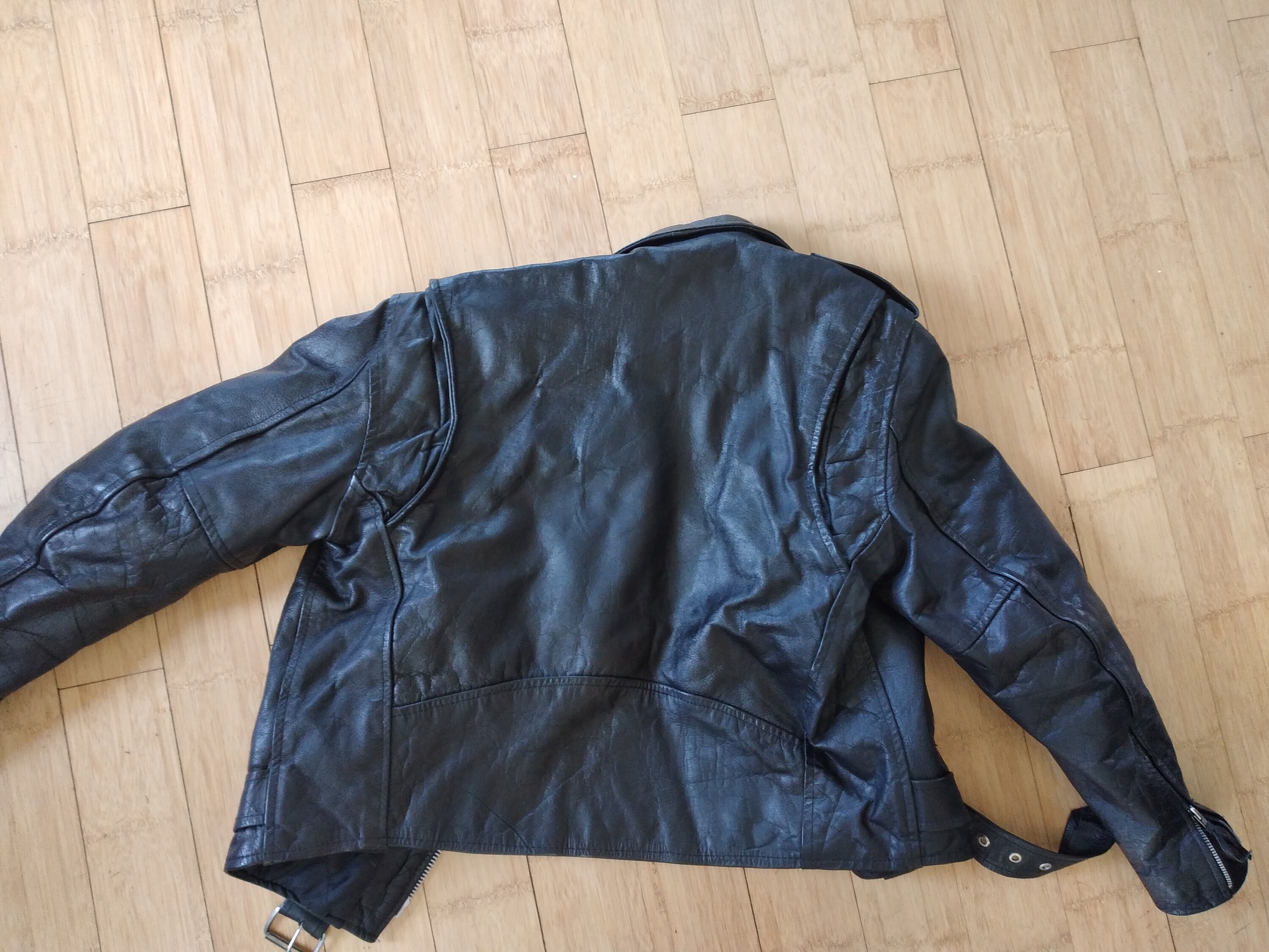 First Genuine Leather Vintage Biker Jacket - Etsy Canada