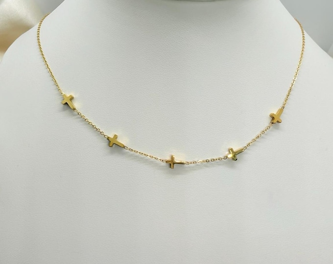 Faithful Glow Cross Necklace