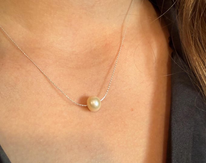 Fresh water pearl Sterling Silver necklace