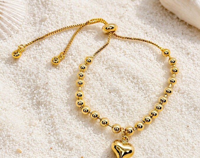 Golden Heart Bracelet