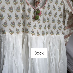 Long Purple Anarkali Dress with zari embroidered work