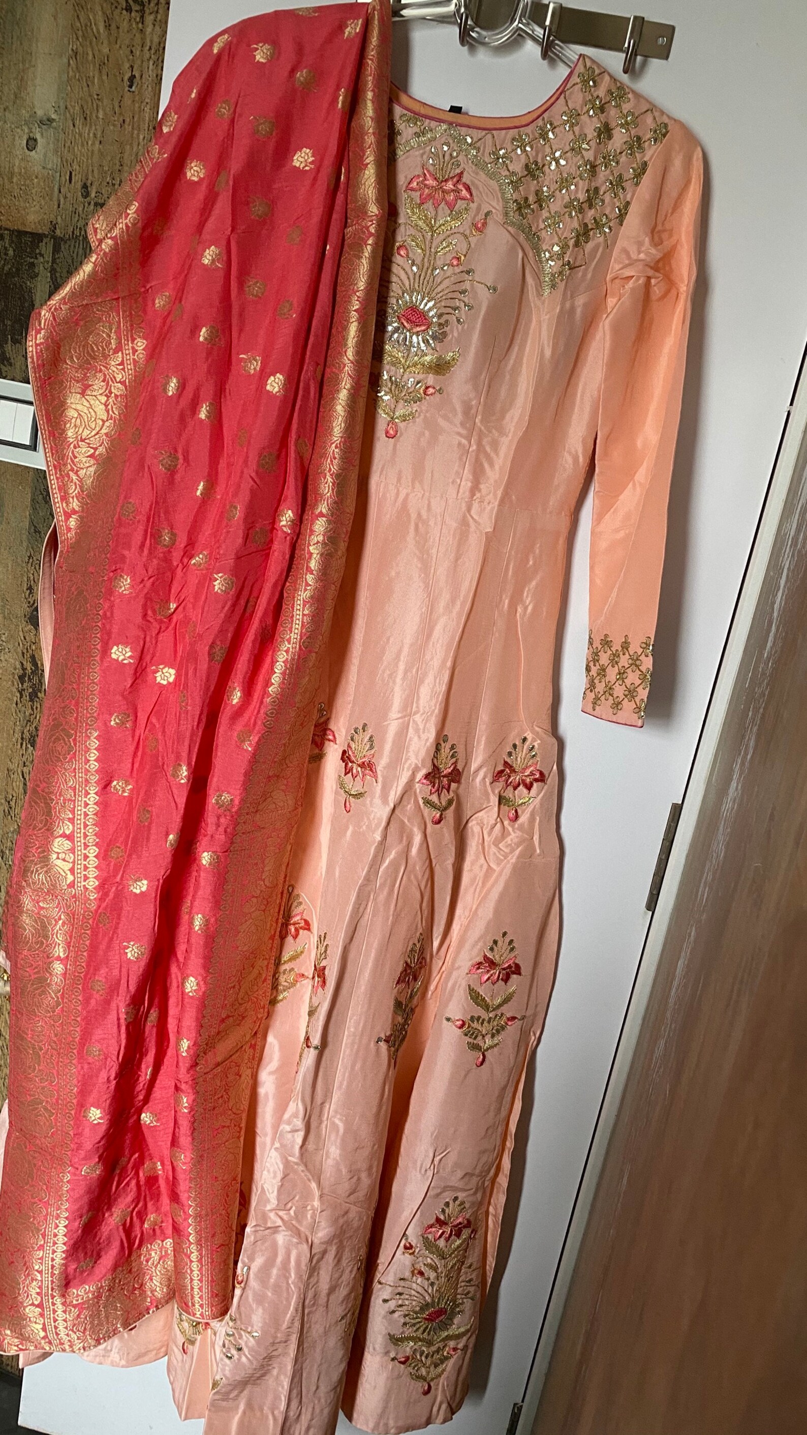 Designer party wear embroidery work gown with designer long  etsy