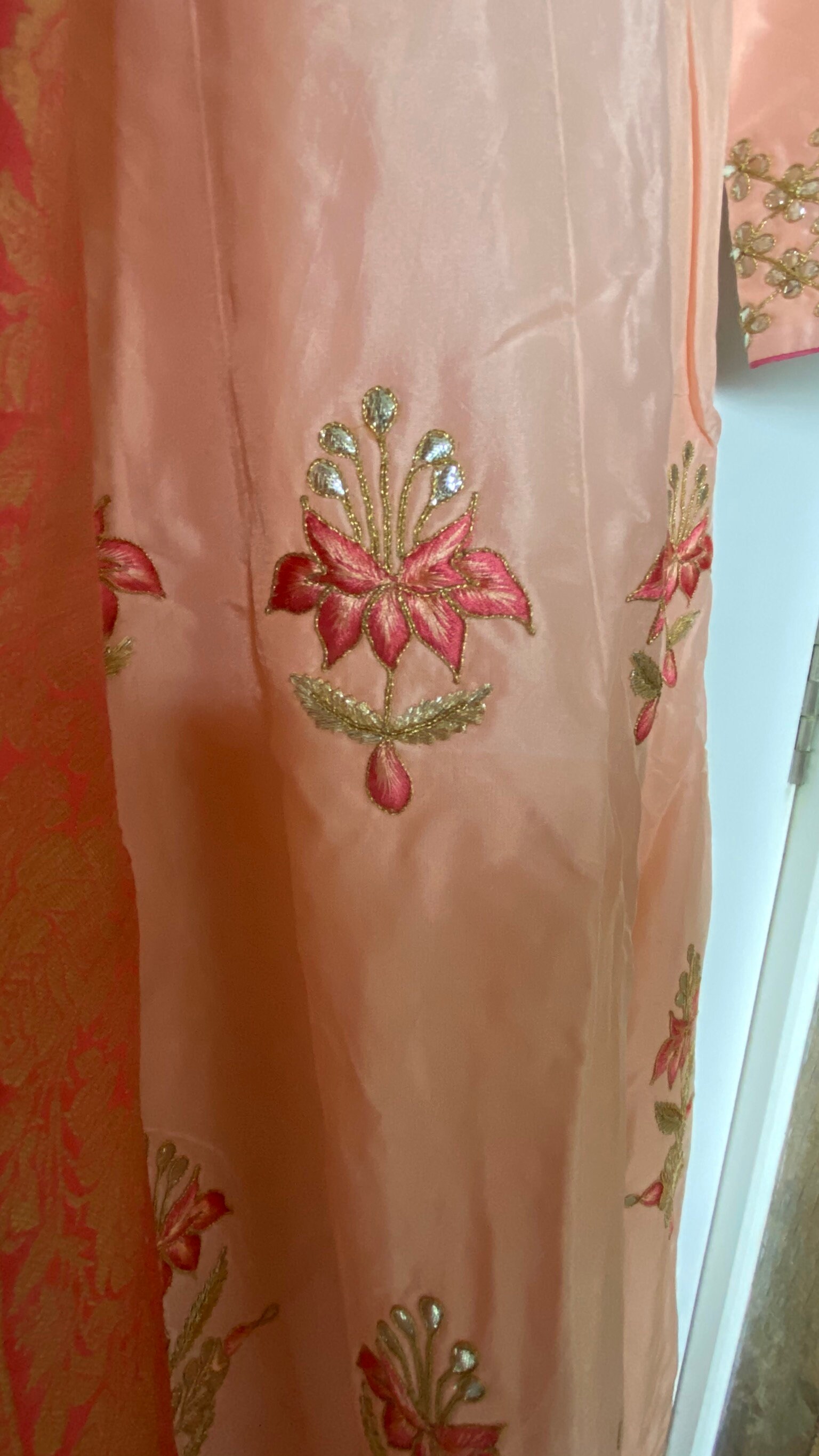 Designer party wear embroidery work gown with designer long  etsy