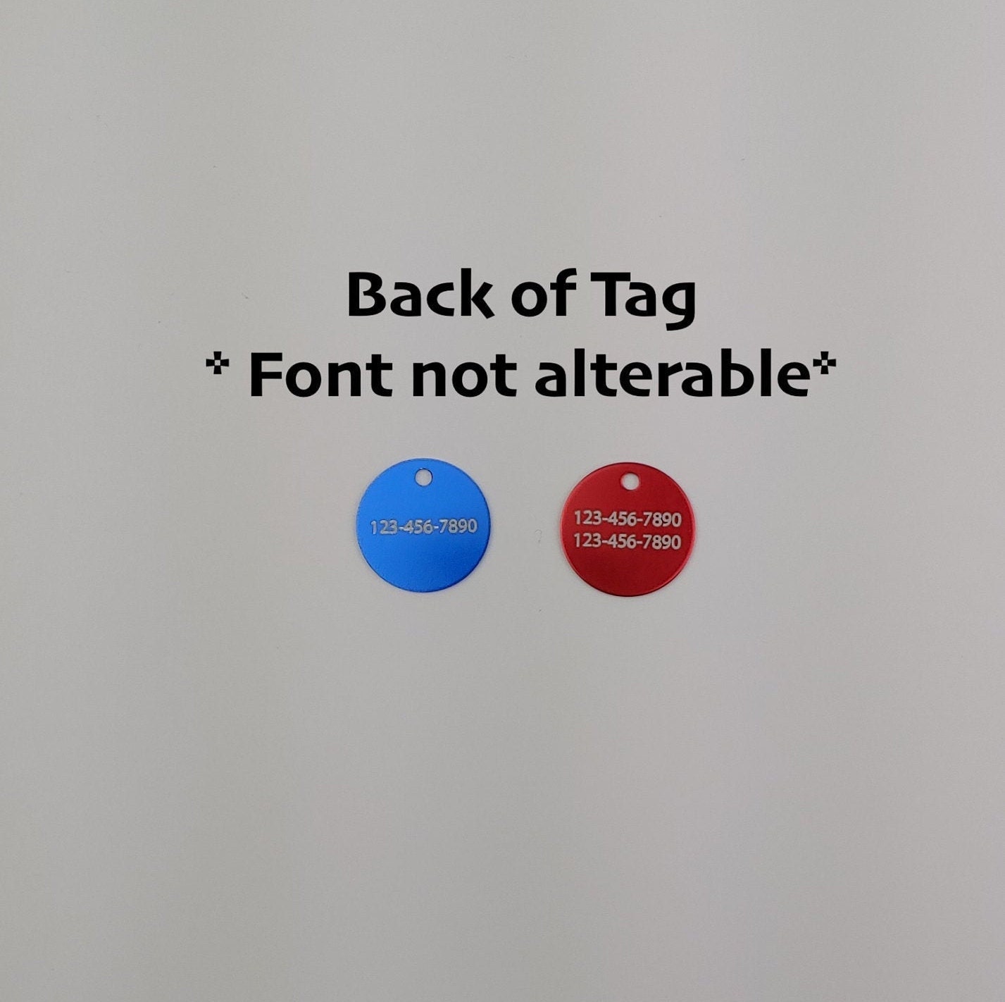 Apple Dog Tag Double Sided Pet Tag / Dog Tag / Cat Tag / Etsy