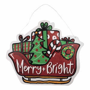 Trineo navideño / Carro de agradecimiento reversible Burlee