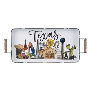 Texas Pride Enamel Tray