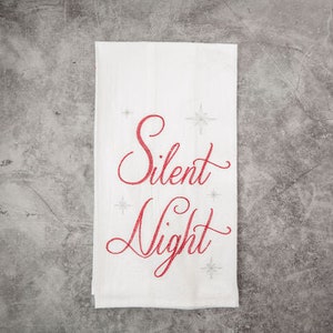 Silent Night Tea Towel