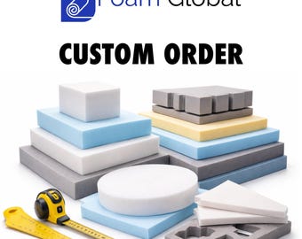 Custom Order  Seat Cushion, Foam Padding, Upholstery Foam for Dining Chairs, Wheelchair Cushion, Seat Foam