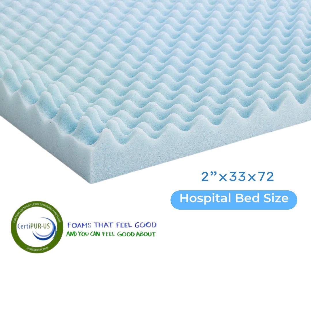 Medical Convoluted Bed Pad / Egg Crate Foam for Hospital Mattress, Made