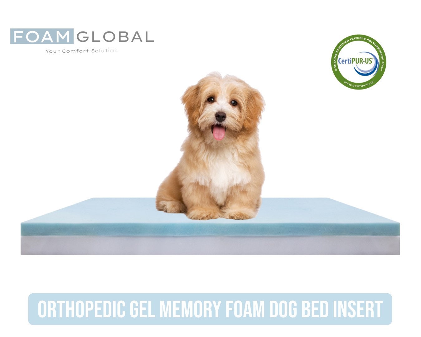 Pet Beds Orthopedic Gel Memory Foam Dog Bed Foam Replacement Etsy