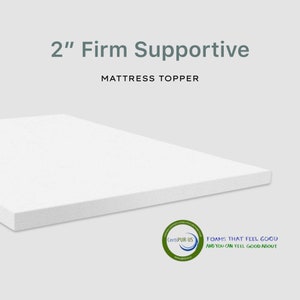 Firm Support Foam Mattress Topper 2-inch