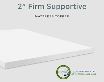 Firm Support Foam Mattress Topper 2-inch