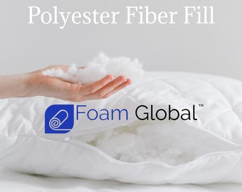 Polyester fiber fill | Polyester stuffing | Cushion Filling | Fill for pillows, Cushions, Bean Bags, Stuffed Toys and Crafts, Pet Beds Fill