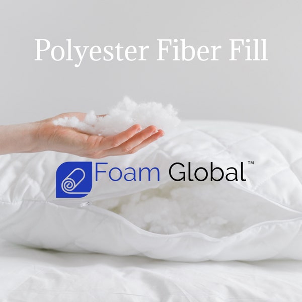 Polyester fiber fill | Polyester stuffing | Cushion Filling | Fill for pillows, Cushions, Bean Bags, Stuffed Toys and Crafts, Pet Beds Fill