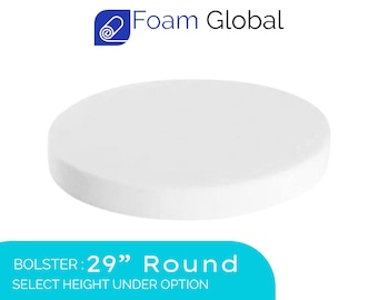 29” Diameter Seat Cushion, Foam Padding, Upholstery Foam for Dining Chairs, Wheelchair Cushion, Seat Foam
