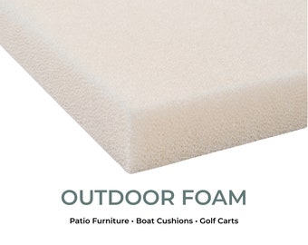 Custom Order : DryFast Foam 30”x72” Outdoor Furniture, Boat, Patio Upholstery Foam