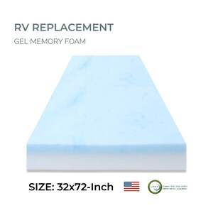 Foam RV 32”x72”, Camper, Foam Insert Bunk, Cushions for RV, Replacement cushion, custom foam cushions