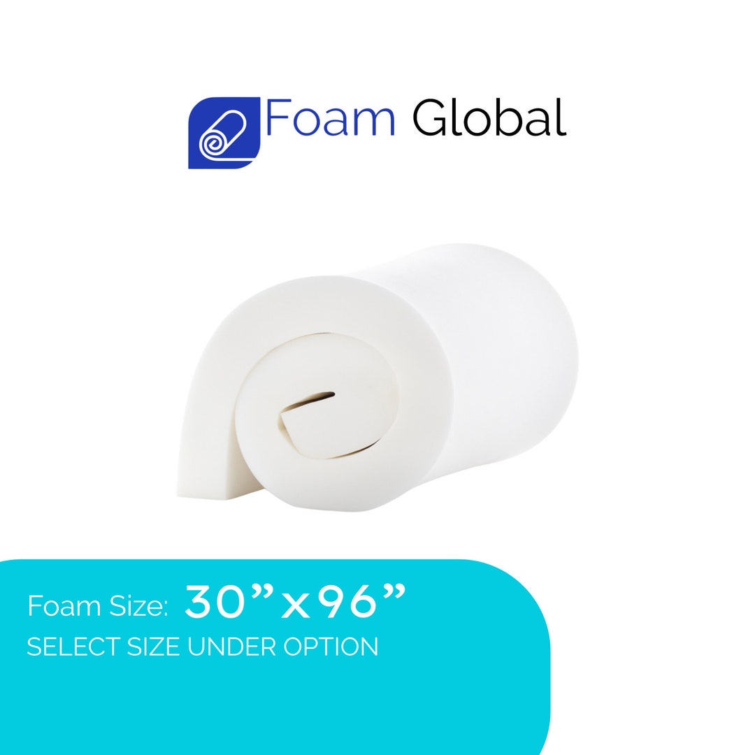 30x96 Upholstery Foam Cushion FIRM Cushion Foam, Foam Pad, Polyurethane
